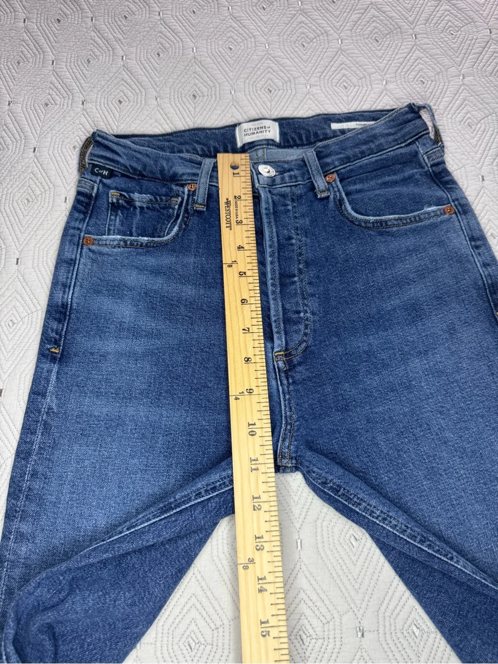 CITIZENS OF HUMANITY charlotte high rise straight jeans Medium Wash Size 25